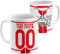 StudioPixelStore Tazza Personalizzata – Idea Regali Personalizzati – Mug Personalizzabile con Squadre del Campionato Italiano – Tazze in Ceramica per la Colazione – (Tifosi Bari)
