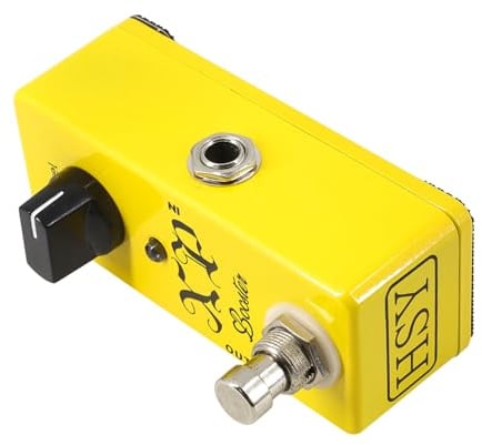 Btuty Gitarre Booster Pedal XP Gitarre Effektpedal True Bypass Zinklegierung Shell DC 9V 6,35mm Schnittstelle Eingang / Ausgang Mini Gitarre XP Booster Effector