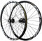 NBTRXWAFR 26/27.5/29-Zoll-MTB-Laufradsatz Scheibenbremse Schnellspanner Mountainbike-Laufräder Alu-Legierung Doppelschicht-Felge Vorder- Und Hinterrad Für 7-12 Gang Kassette 32 Löcher,Schwarz,26inch