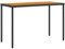 Campingtisch Groß Bistrotisch Outdoor Esstisch Klein Terrassentisch - Gartentisch mit Akazienholz-Platte 115x54x74 cm Poly Rattan für Alfresco Café Essen Im Freien Picknick Gelände Balkon