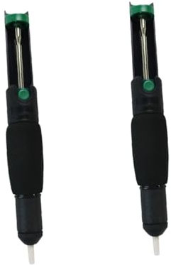 Gatuida 2stücke Doppelschichtige Entlötpumpe Mit Rutschfestem Griff Effektives Solder Removal Tool Für Präzise Anwendung Und Schnelle Reinigung Von Überschüssigem Lötzinn Schwer