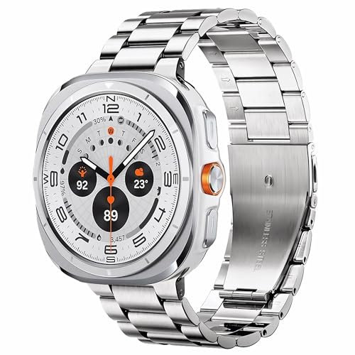 AMAZTECH Smartwatch 7 Ultra-Smartwatch, 3,6 cm (1,43 Zoll), wasserdicht, IP68, Bluetooth, 100 + Sportmodi, Fitnessuhr für Android iOS, ideal für Damen und Herren (Silber)