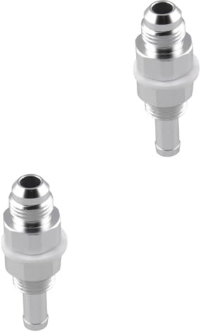 BUGUUYO 2stücke Schlauchanschluss Adapter Aus Korrosionsbeständig Für Kraftstofftanks Und Motoren Ermöglicht Leichten Ohne Zusätzliche Fittings Langlebig Und Verschleißfest