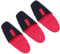 Angoily 3PCS Camera Lens Pouch Lens Cover Bag Camera Padding Waterproof Lens Bag Red Black Camera Lens Case