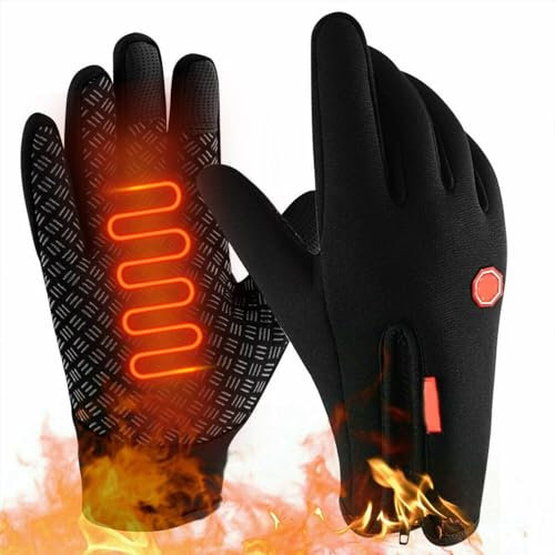 Schneehandschuhe für Herren – 3-Finger-Handschuhe für Männer und Frauen | Thermohandschuhe Winddicht für Winter, Radfahren und Outdoor-Aktivitäten