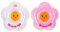 Legami - 2er-Set aufblasbare Getränkehalter, Meer oder Pool, Daisy-Motiv, echte Entspannung für Aperitifs und Snacks am Pool, 8 cm Durchmesser