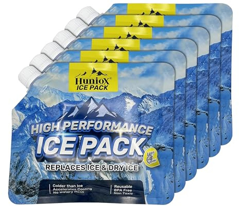 Huniox® Ice Pack - Enfriador Nevera Portatil - Bloques de Hielo - Acumulador de Frio Gel - Placa Hielo Nevera Portatil - Hielo para Nevera Portatil - Bloque Hielo Nevera Portátil (6)
