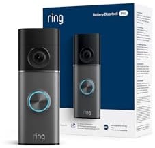 Ring Videocitofono Pro a batteria (Battery Video Doorbell Pro) (ultimo modello) | Campanello videocamera | Retinal 4K | Zoom 10x | Batteria Ultra | Prova gratuita 30 giorni del piano abbonamento Ring