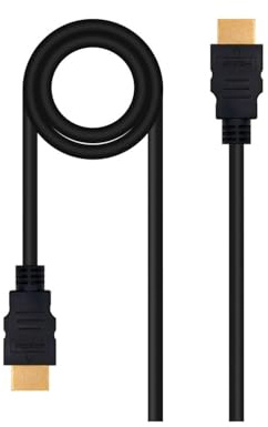 HDMI-Kabel V2.0 – 4K-Übertragung bei 60 Hz, Bandbreite 18 Gbit/s, Länge 1,5 m, schwarz.