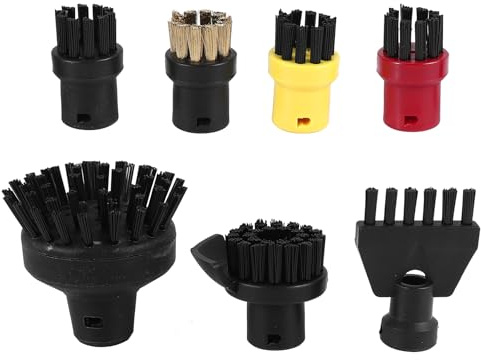 Sirxlevcy Round Brush Flat Brush Head for SC1 SC2 SC3 SC4 Large Round Brush Cleaning Brush for Steam Cleaner Sweeper