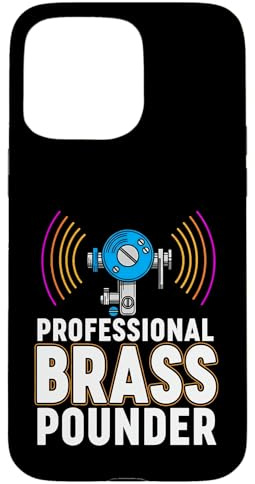 Hülle für iPhone 15 Pro Max Ham Radio CW Professional Brass Pounder Morse Code