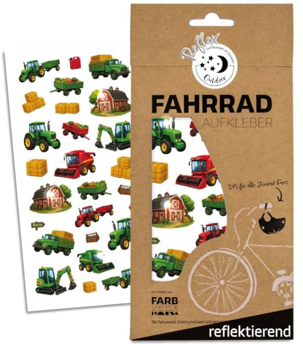 Traktor Kinder Aufkleber Set – 27 bunte Sticker für Jungen & Mädchen | R0048