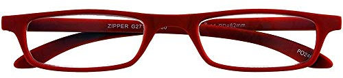I NEED YOU Lesebrille Zipper / +2.00 Dioptrien / Rot