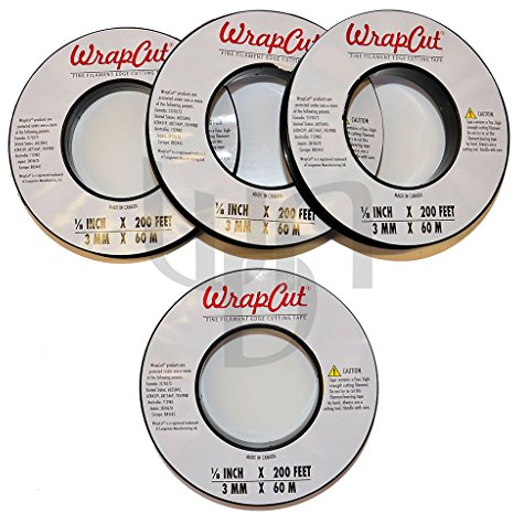 wall-art-design Confezione risparmio da 4 rotoli di nastro da taglio WrapCut 60 metri – Cutting Tape