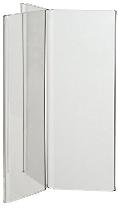 5 x Tischaufsteller Acryl DIN A5 (3x) / 3-seitig / Hochformat / Y-Ständer / Speisekartenhalter / Eiskartenhalter / Preishalter