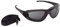PiWear® London Brille mit Sehstärke verglasbar für Brillenträger Motorradbrille schwarz dunkel getönt Dioptrien Damen Herren Antibeschlag Rad MTB ATV Quad Ski