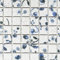 Retro Vintage Mosaik Fliese Keramik weiß blau Strawberry für WAND BAD WC DUSCHE KÜCHE FLIESENSPIEGEL THEKENVERKLEIDUNG BADEWANNENVERKLEIDUNG WB18D-1404