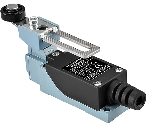 Heschen - Finecorsa HS-8108(TZ-8108) con leva a rullo regolabile, 10A -250VCA, SPDT momentaneo per CNC Mill Plasma IP65 (1)
