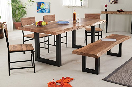 SEDEX BELLARY Esszimmertisch 160/90 cm Esstisch Tisch Holztisch Küchentisch Massivholz Akazie im Landhausstil