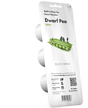 Click & Grow Zwergerbse Nachfüllkapseln, 3er-pack, für den Smart Garden | Patented Smart Soil. Nachfüll Plant Pods Substratkapsel. Kompatibel mit allen Click & Grow Smart Garden Modellen
