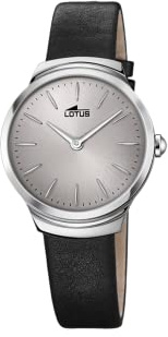 Lotus Watches Damen-Armbanduhr, analog, klassisch, Quarzuhr mit Lederarmband, 18500/2, Kleid