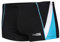 Aqua Speed Boxer Badehose Jungen eng + gratis eBook | Triathlon Schwimmhose kurz | UV Kastenbadehose | Gr. 158 | 01. Schwarz Blau Weiß | Diego