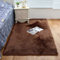 ZFHTAO Faux Schaffell Teppich Lammfell Weichem kuschelig Longhair Fell Wolle Bettvorleger Sitzkissen Matte Faux Lang Fell Optik Bettvorleger Verschiedene Größen - Brown 40x120cm