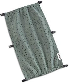Croozer Unisex – Erwachsene Sonnensegel-3092020628 Sonnensegel, Junglegrün/Schwarz, One Size