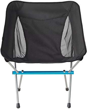 GUOCU Ultraleichter Campingstuhl klappbarer mit Aluminiumgestell - Outdoorstuhl faltbar, Kleiner, ultraleichter und klappbarer Campingstuhl in Einer Tasche für Outdoor, Zelten, Picknick, WBlau