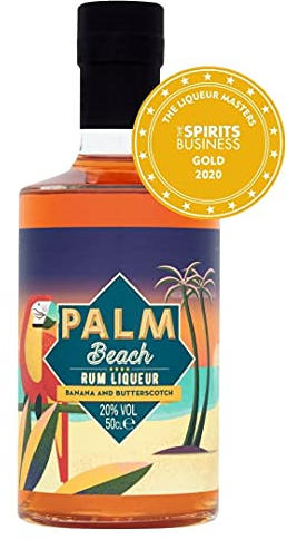 Palm Beach Banana & Butterscotch Rum Liqueur 50cl, 20% abv