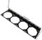 SUCHUANGUANG Fan Bracket 240 Radiator Mounting Bracket Water Cooler for 12/14CM Fan Holder External Computer Case Heatsink Gadget Accessories Fan Bracket 4# Aluminum Alloy