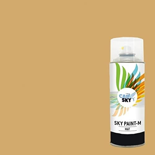 CARSKY Bombe de peinture RAL Jaune Sable 1002 finition mat 400ml
