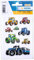 HERMA 15738 Aufkleber Traktor klein groß, 8 Stück, Auto Sticker mit Trecker Motiv und Prägung, Kinder Etiketten für Fotoalbum Tagebuch Poesiealbum Scrapbooking Geburtstag Dekoration Briefe DIY Basteln