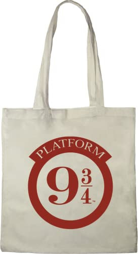 HARRY POTTER TOTE BAG PLATFORM 9 3/4, REFERENCIA: BWHAPOMBB006, CRU, 38 x 40 cm