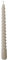Spiralkerzen Taupe/Beige – 6er Set – Höhe 20 cm, Ø 2 cm – ca. 4 Std. Brenndauer – Gedrehte Stabkerzen – Neutrale Deko für Hochzeit, Dinner, Herbst & moderne Tischdeko