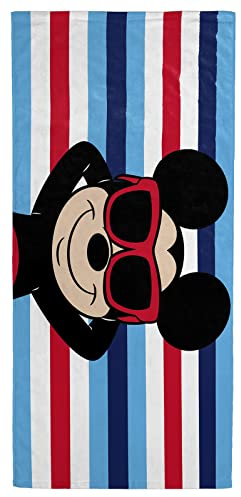 Jay Franco Disney Mickey Mouse Hier beginnt der Sommer 71cm x 147cm Strandtuch aus 100% Baumwollfrottee