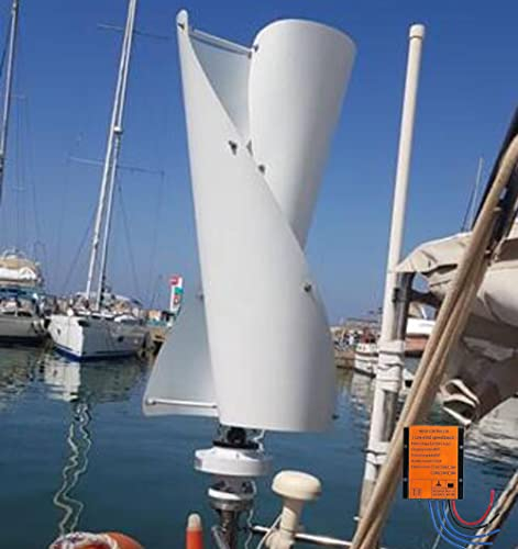 600WWindkraftanlage Generator Permanentgenerator 12V 24V Vertikale Achsen Windgenerator Kit Stromerzeuger Ausrüstung freie Energie mit MPPT Laderegler