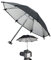 Blitzschuh Regenschirm Sonnenschutz Regenschutzhülle Regenhülle - Universal Kamera Regenschutzhaube am Hot Shoe Montiert Regenfest für Spiegelreflex Kameras DSLR, Schwarz, 1 Pcs