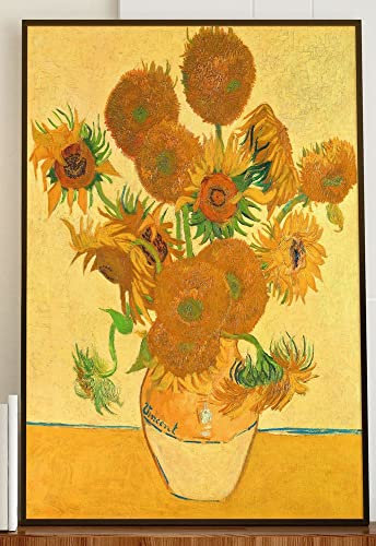 JOPRICO Vincent Van Gogh Poster - Sonnenblumen Größe 40x50 cm | 16x20 inch