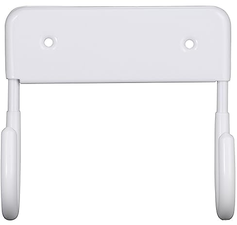 YIPUETERNITY Ironing Board Hanger, White Ironing Boards Wall Mounted Holder, Iron Board Hook for Y-Leg or T-Leg Ironing Board, Ironing Board Storage Wall Bracket for Hanging
