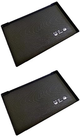 JapanBargain 4900, Serving Trays Japanese Plastic Lacqured Tea Trays Sake Tray Sushi Plates Snack Plates, Made in Japan, Set of 2