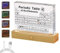 GDWD Periodensystem Mit Echten Elementen, Acryl Periodic Table Of 83 Elements, Proben Periodensystem Display Geschenk für Schüler Lehrer Kinder Studenten Dekoration Handwerk Dekor (16x 12x2.7cm B)