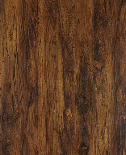 Möbelfolie Holzoptik 60x500cm Klebefolie Holz Eiche Holztapete Selbstklebend Tapete Holzmaserung Braun Dekorfolie Vintage Wandpapier Möbelaufkleber Vinyl Folie für Wand Möbel DIY