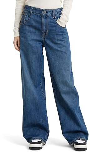 G-Star Damen Skater High Loose Jeans, Blau (Faded Blue Glacier D25286-d536-g841), 26W / 30L