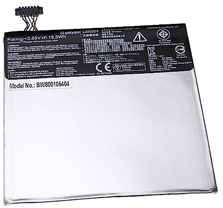 vhbw batteria compatibile con Asus Memo Pad 8HD, Memo Pad 7, P022, ME1Pn51, P01M, Memo Pad HD, VivoTab 8 tablet (3910mAh, 3,85V, Li-Poly)