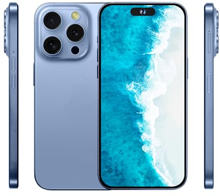 QIMHAI Teléfono Android Desbloqueado I15 ProMax Real4G Android 11 Teléfono Celular 4GB+64GB Teléfonos Móviles 6.7 Pantalla HD Cámara 5000 mAh Batería Larga Teléfono Inteligente Dual SIM
