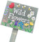 Personalised Wild Flowers Garden Plaque, Planter Sign, Allotment Sign & Stake, Gardeners Gift, In Memory, Mum’s Garden, Plot Marker