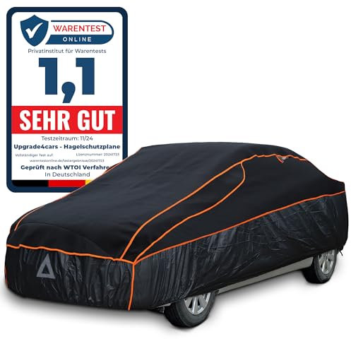 Upgrade4cars Funda Coche Exterior Anti-Granizo Impermeable y Universal | Lona para Tapar para Verano & Invierno | Coche - XXL (571 * 196 * 119 cm)