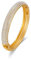 LILIE&WHITE Gold Armreif Armband mit Zirkonia-Steinen – Eleganter, Hypoallergener Schmuck, Langlebig und Unvergänglich, Geschenk für Damen