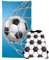 GVMJHYK Fußball Strandtuch Badetuch 2pcs Fußball Strandtuch, Feuer Fußball Badetuch, Sport Handtücher Mikrofaser Strandtücher, Mikrofaser & mit Beutel – Ideal für Strand, Pool & Urlaub Hawaii
